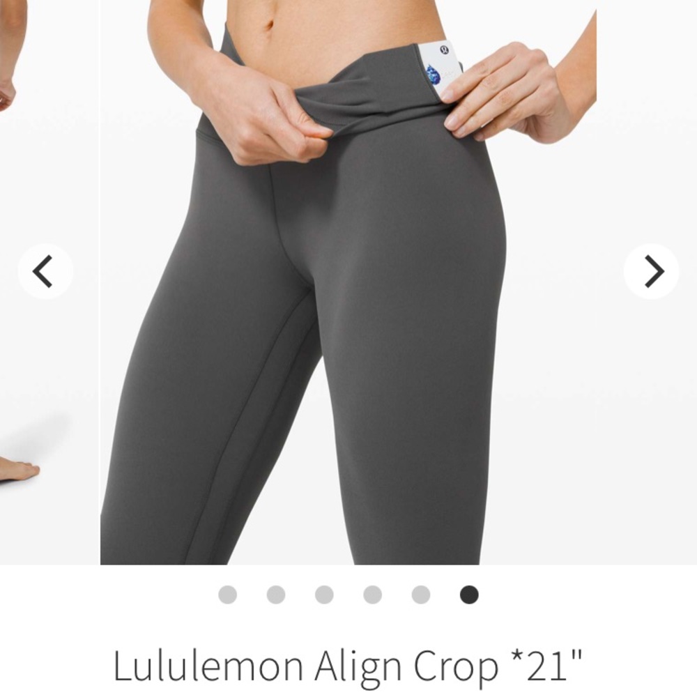 !LAST DAY!  Lululemon align 21” graphite grey
